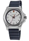 Victorinox Swiss Army I. N.o. X. V Quartz White Dial Blue Rubber Strap Women's Watch 241919 In White
