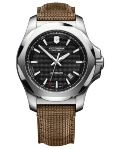 Pre-owned Victorinox Swiss Army I.n.o.x. Automatic Black Dial Men's Watch 241836
