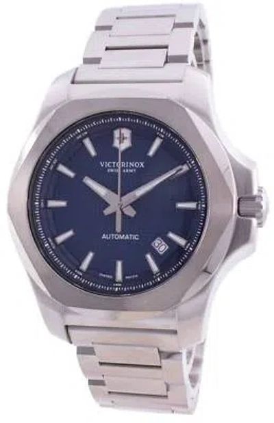 Pre-owned Victorinox Swiss Army I.n.o.x. Mechanical Stainless Steel 241835 200m Mens Watch