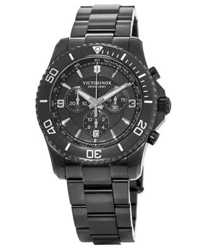 Pre-owned Victorinox Swiss Army Maverick Chronograph Black Men's Watch 241797