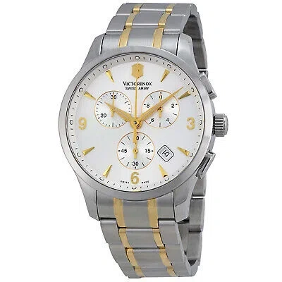 Pre-owned Victorinox Swiss Army Men's Alliance Silver Dial Watch - 241481