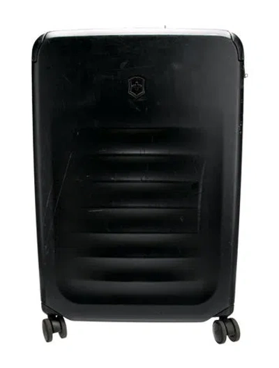 Pre-owned Victorinox Swiss Army Rolling Suitcase In Black