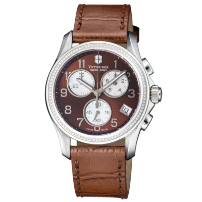 Victorinox Swiss Army Women's 41mm Quartz Watch In Brown