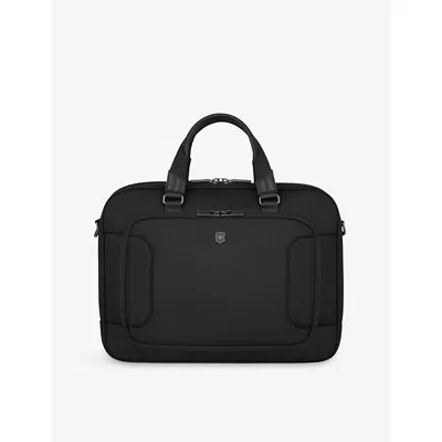 Victorinox Womens Black Werks Traveler 7.0 Deluxe Woven Briefcase