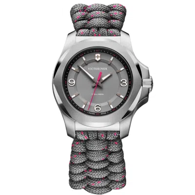 Victorinox Women's Inox V Grey Round 37mm In Metallic
