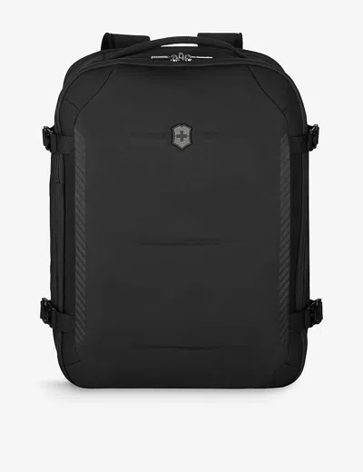 Victorinox Womens Black Crosslight Brand-badge Zip-through Recycled-polyester Boarding Bag