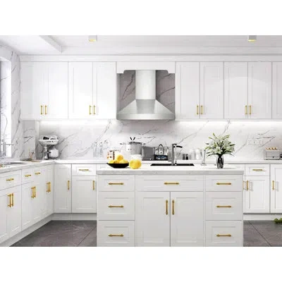 Victory 750 Cfm Wall Mount Range Hood With Dimmable Led's In Stainless Steel