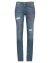 Victory Gate Woman Jeans Blue Size 29 Cotton, Elastane In Blue