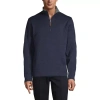 Victory Heather Fleece Pullover In Blue