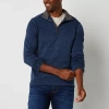 Victory Mens Fleece Lightweight Jacket In Blue