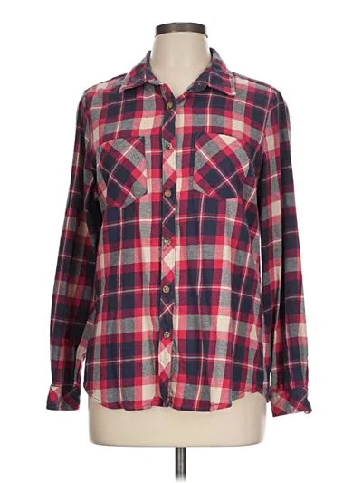 Pre-owned Victory Outfitters Long Sleeve Button Down Shirt In Red