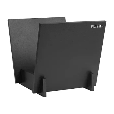 Victrola Bridge Record Stand In Black
