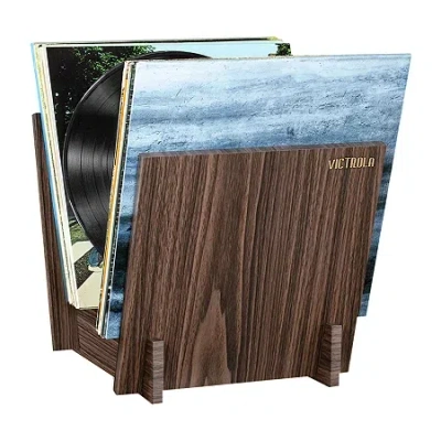 Victrola Bridge Record Stand In Brown