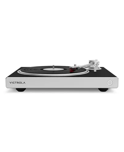 Victrola Hi-res Carbon Bluetooth Turntable With Aptx Adaptive Audio And Ortofon 2m Red Cartridge In Silver/black