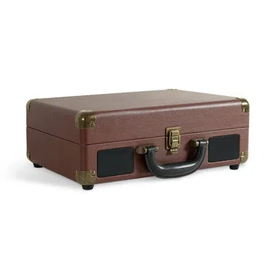 Victrola Journey Bluetooth Suitcase Record Player In Dark Brown