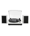 Victrola Montauk Bluetooth Turntable System With Bookshelf Speakers In White