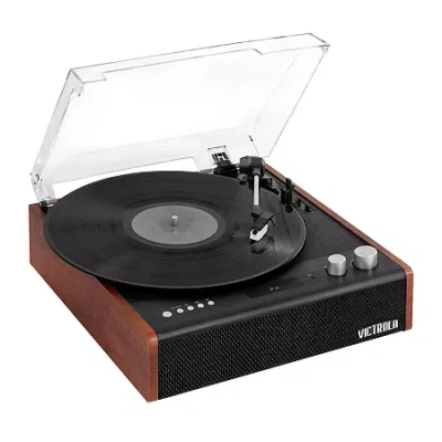 Victrola Turntable In Brown