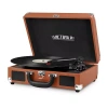 Victrola Vsc-550bt 3-speed Vintage Bluetooth Suitcase Turntable With Built-in Stereo Speakers In Brown