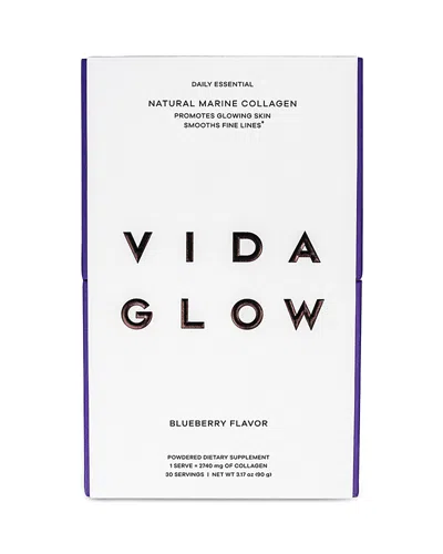 Vida Glow Natural Marine Collagen Dietary Supplement - Blueberry