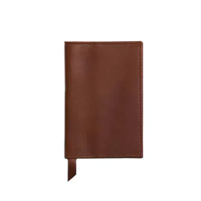 Vida Vida Brown Classic Tan Leather Passport Cover