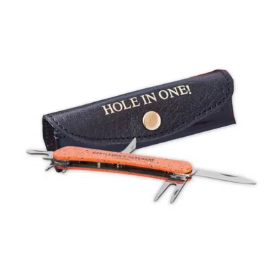 Vida Vida Men's Black Leather Golf Tool & Holder - Hole In One