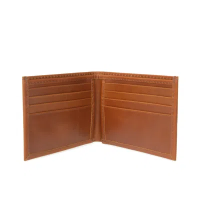 Vida Vida Men's Brown Classic Tan Leather Card Wallet