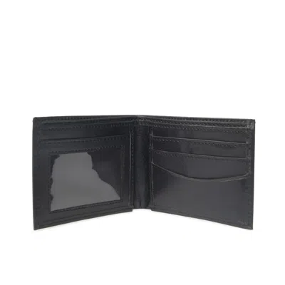 Vida Vida Men's Classic Black Leather Id Wallet