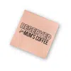 Vida Vida Orange Mum Handmade Leather Drinks Coaster - Coffee In Multi