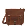 Vida Vida Women's Brown Vida Vintage Leather Day Satchel In Brown