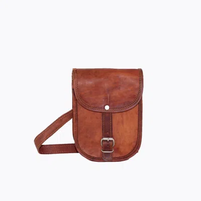 Vida Vida Women's Brown Vida Vintage Mini Mini Long Leather Bag
