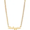 Vidakush Babygirl Nameplate Necklace In Gold