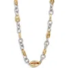 Vidakush Duotone Cowry Choker Necklace In Gold/silver