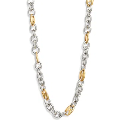 VIDAKUSH VIDAKUSH DUOTONE MARINER LINK NECKLACE