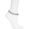 Vidakush Sphere Anklet In Silver