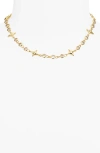 Vidakush Star Power Choker Necklace In Gold