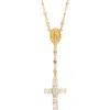 Vidakush Sunday School Rosary Necklace In Gold