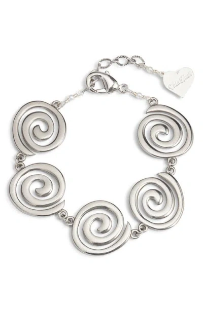 Vidakush Swirl Bracelet In Silver