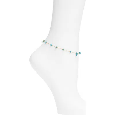Vidakush Turquoise Anklet In Multi