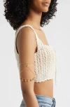 Vidakush Twinkle Flower Arm Chain In Gold/multi