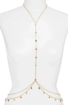 Vidakush Twinkle Flower Body Chain In Multi