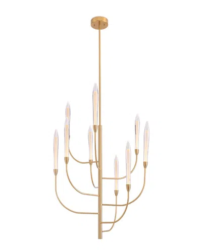 VIDALITE VIDALITE ALINA 9-LIGHT INTEGRATED LED ROTATABLE HANGING CHANDELIER