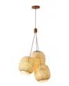 Vidalite Fos Modern Bohemian 3-light Cluster Pendant