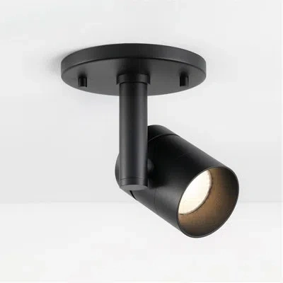 Vidalite Modern Led Surface Mount Monopoint Sconce Lighting, Adjustable Flush Mount Spot Light Head In Black