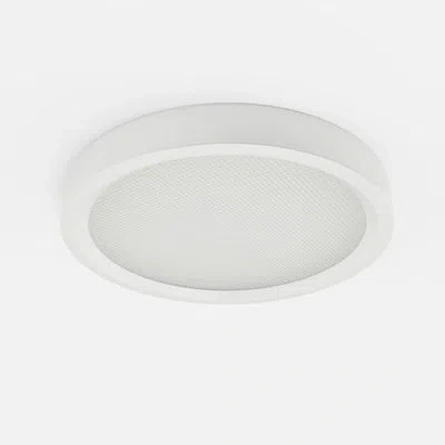 Vidalite Round Integrated Led Surface Light, Slim Flush Mount Ceiling Light, Comfortable Low Glare, Edge-lit  In White