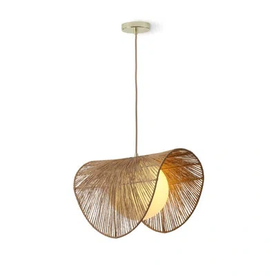 Vidalite Sovev Shaded Pendant In Brass