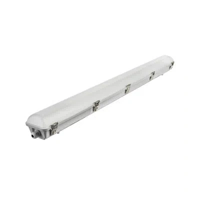 Vidalite Vapor Tight Led Light, Motion Sensor With 90 Min Emergency Backup, Wet Rated In White