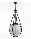 Vidalite Voyager 4-light Hanging Pendant Light With Rope Detailing & Smoked Glass Shade