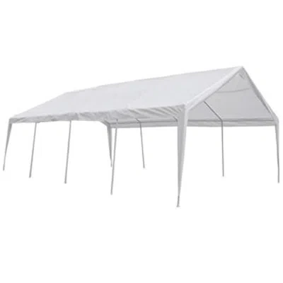 Vidaxl 26.2 Ft. W X 13.1 Ft. D Steel Party Tent Canopy