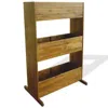Vidaxl 3-tier Garden Raised Bed Solid Acacia Wood, 43792