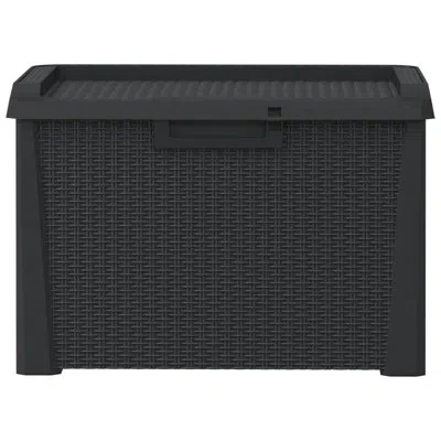 Vidaxl 33 Gallons Polypropylene Deck Box In Anthracite